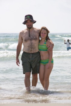 Ren & Brittney Walking in Waves.jpg